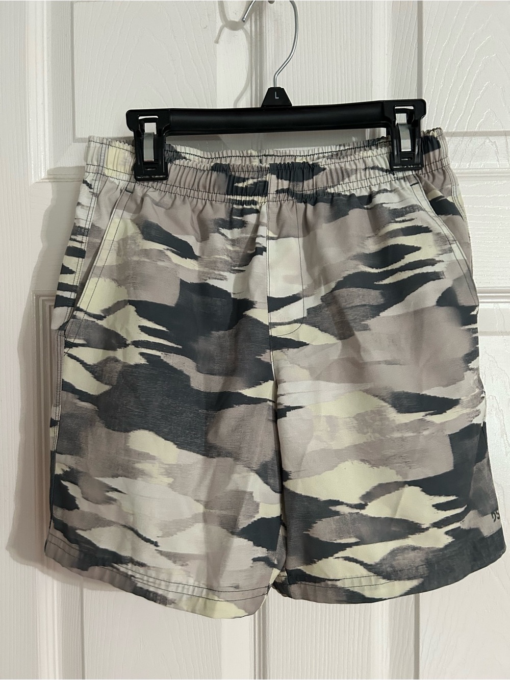 DSG Men's Camo Athletic Shorts - Gray, Tan, Black